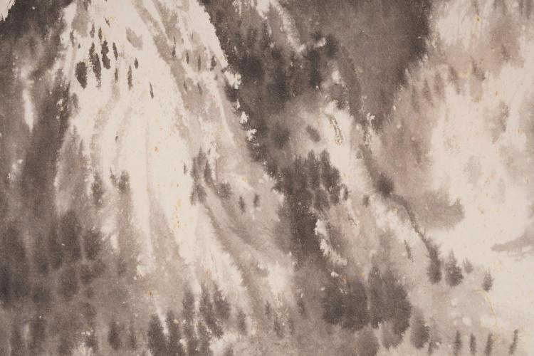 掛軸　水墨画　山水画　愛新覚羅毓嵐 掛軸 水墨画 山水画 愛新覚羅毓嵐