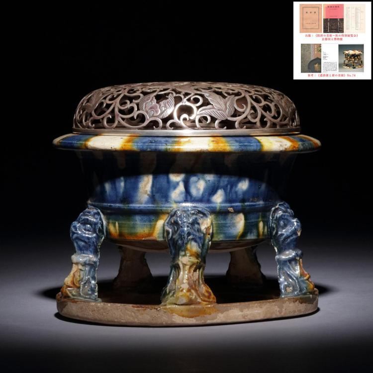希少  三足香炉 万菊　宏采細工 銅器 銅製 香道具 古美術 美術品 工芸品 2025年最新】宏采 万菊香炉の人気アイテム - メルカリ