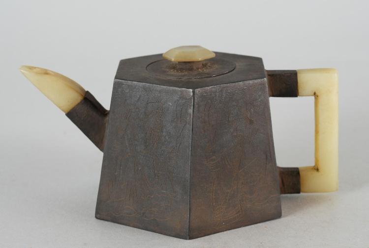 鈎一馬さん 茶壺 Fooling the eye: trompe l'oeil porcelain in High