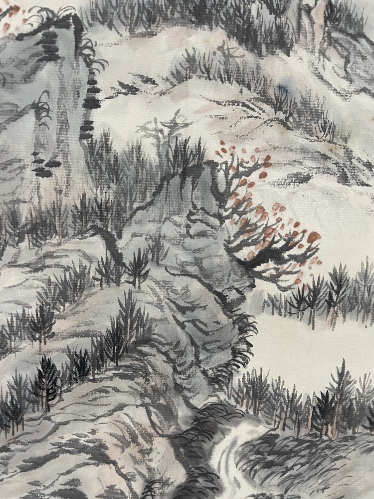 LOT 006 蕭謙中 （1883-1944） 茂林層山圖