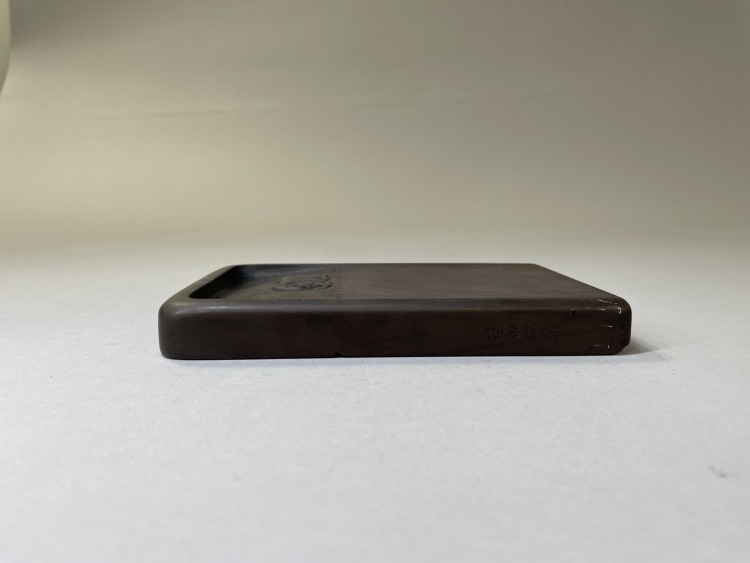 臥牛硯 清朝時代 臥牛硯 端渓水巖 清朝時代 臥牛硯 端渓水巖